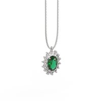 Collana Baroni Gioielli Donna in Oro Smeraldo 0.74 Ct 3838SC - 3838SC